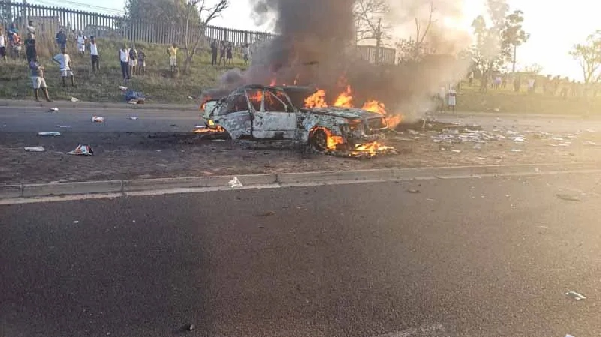 Residents look for cash after explosive cash-in-transit heist in KwaMashu