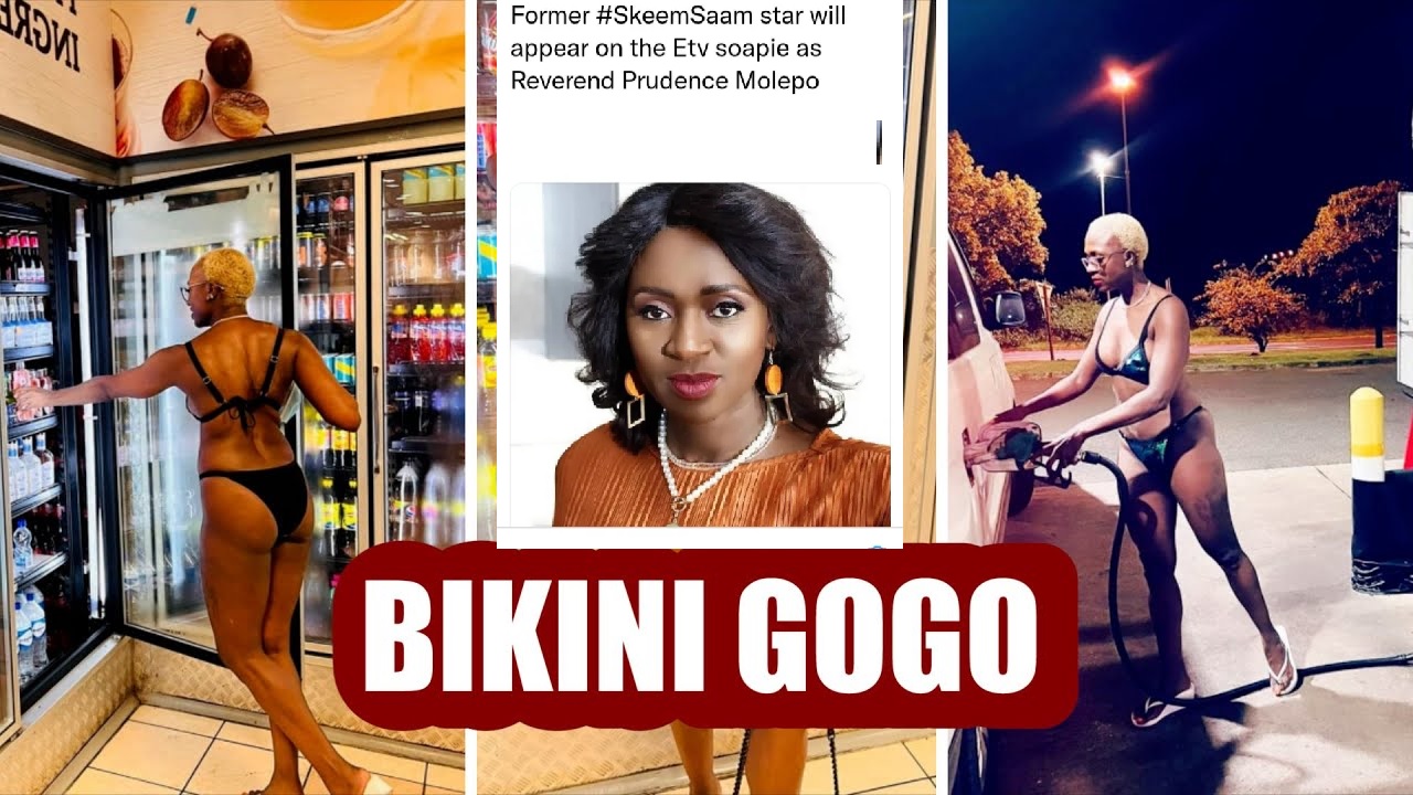 #SkeemSaam actress Celia Kunutu, played by Shoki Mmola was seen with a small bikini at a garage station shocked fans and got Mzansi talking all night 12